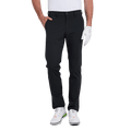GoPlayer男彈性斜紋高爾夫長褲(黑)