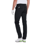 GoPlayer男彈性斜紋高爾夫長褲(黑)