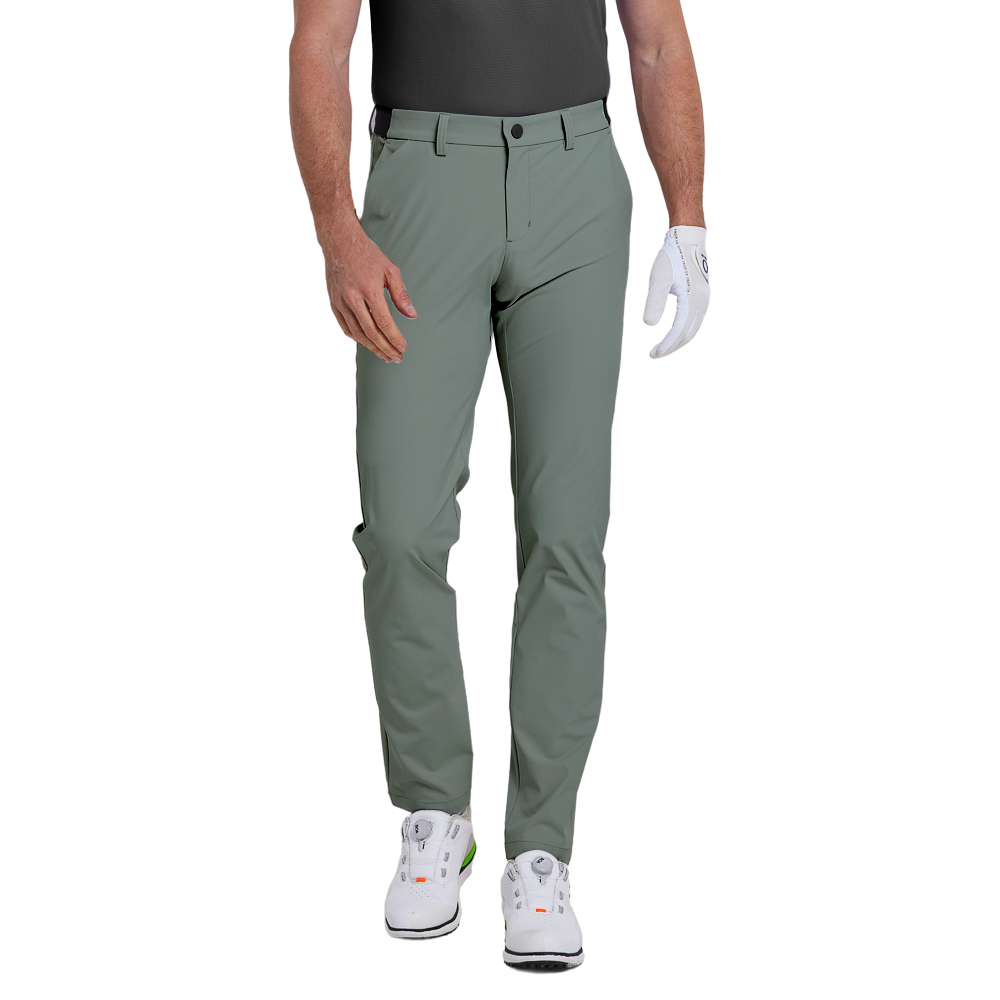 GoPlayer メンズ 4WAYストレッチゴルフパンツ（豆緑）