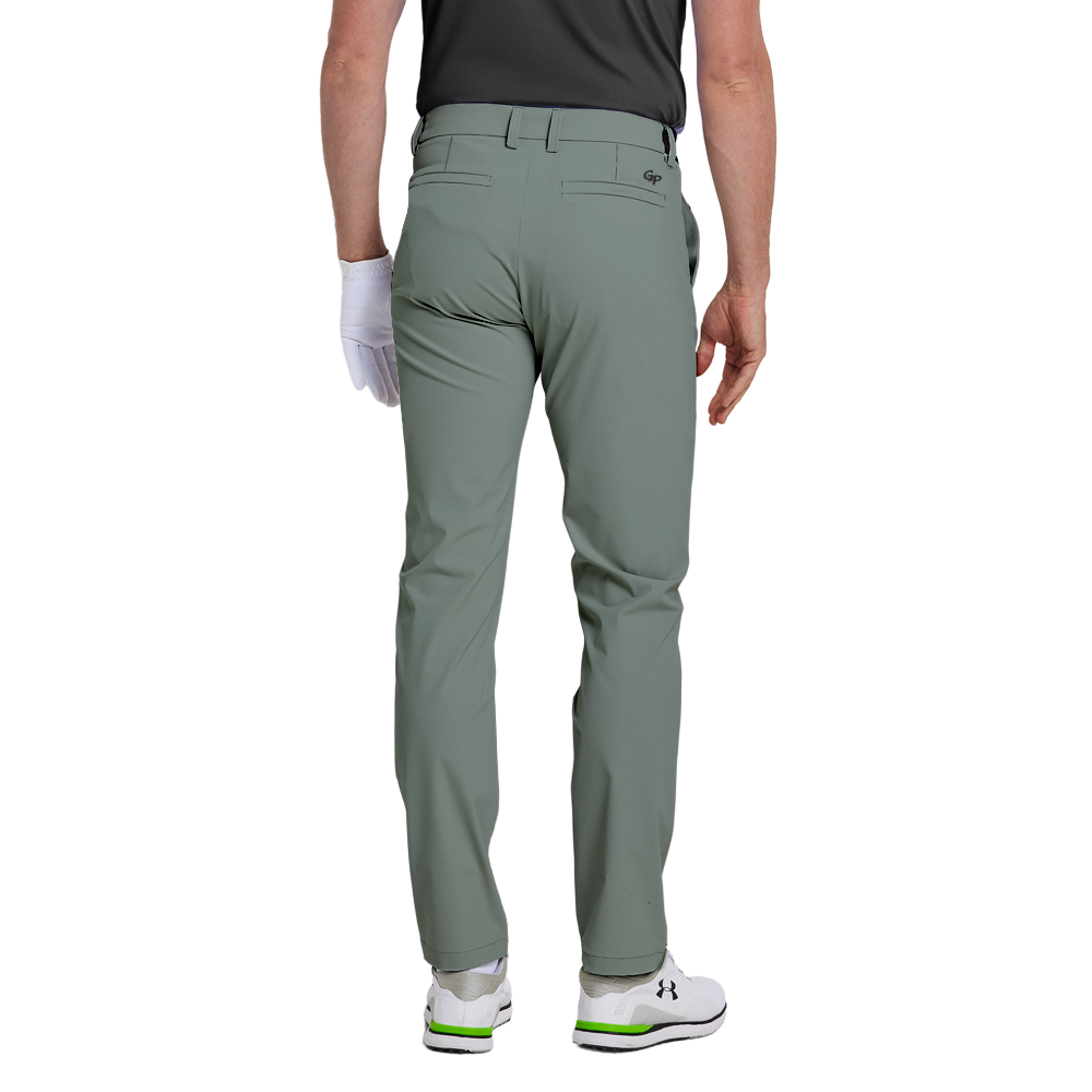 GoPlayer メンズ 4WAYストレッチゴルフパンツ（豆緑）