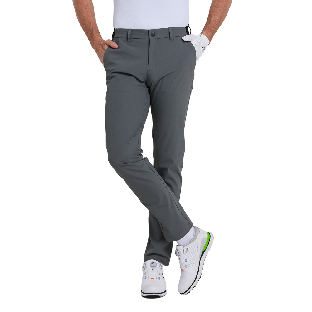 GoPlayer Men's 4-Way Stretch Golf Pants (Dark Gray)