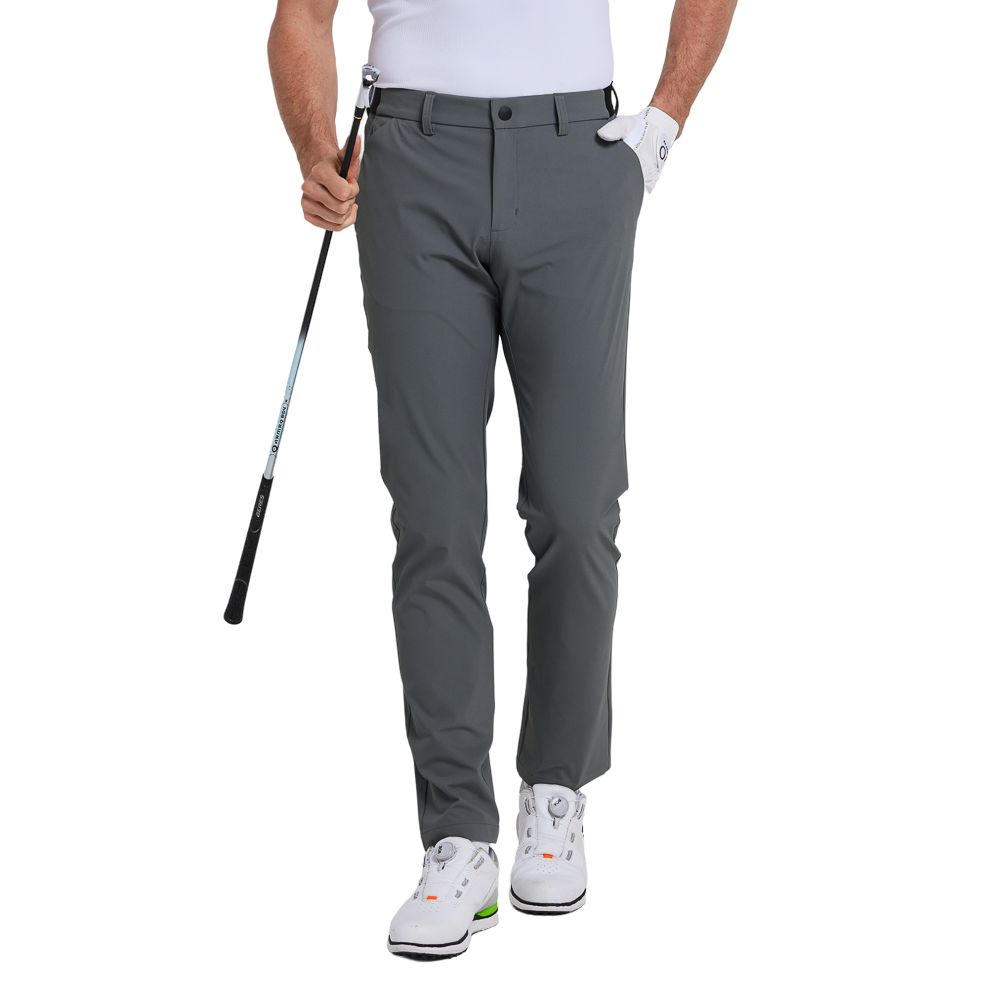 GoPlayer Men's 4-Way Stretch Golf Pants (Dark Gray)