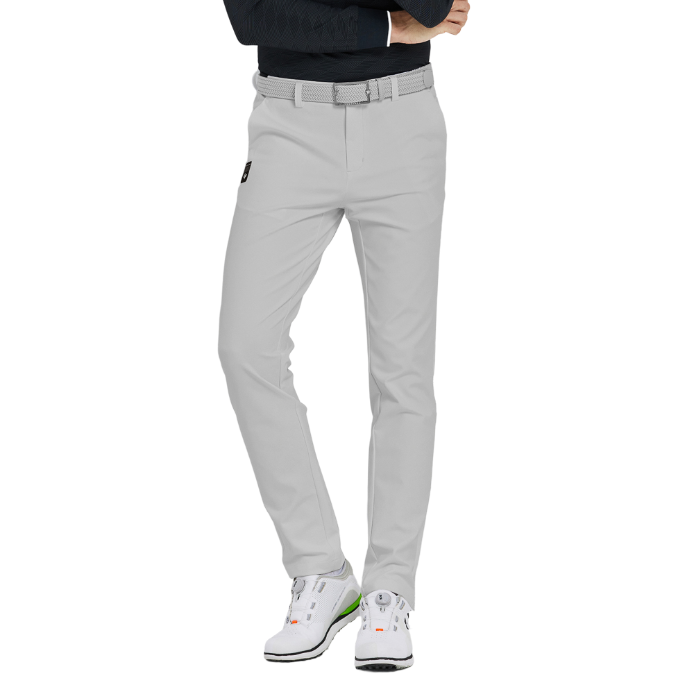 GoPlayer男四面彈高爾夫長褲(淺灰)