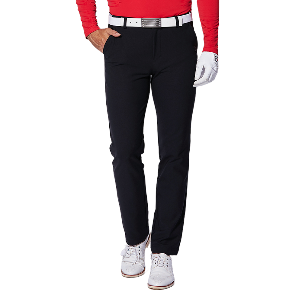 GoPlayer Elastic Waist Fall/Winter Golf Pants (Black)