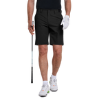GoPlayer Men's Elastic Waist Quick Dry Shorts (Black) 2026
