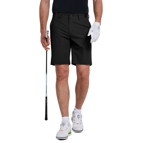 GoPlayer Men's Elastic Waist Quick Dry Shorts (Black) 2026
