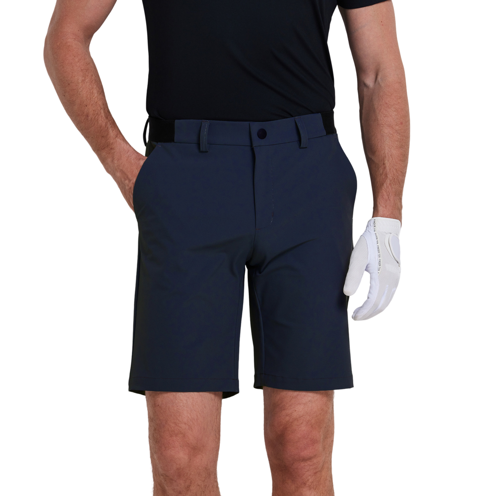 GoPlayer Men's Elastic Waist Quick-Dry Shorts (Navy) 2026