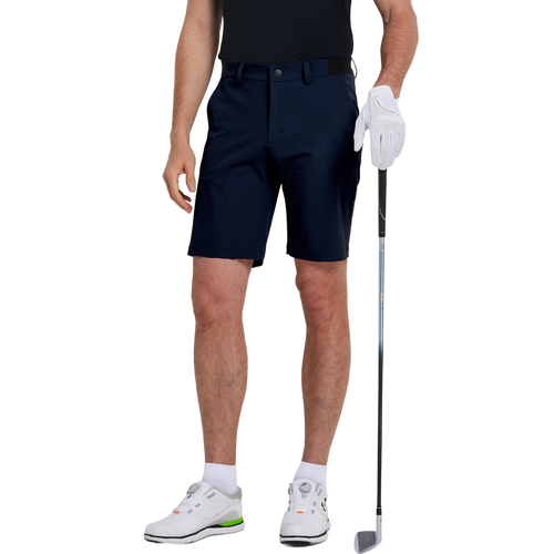 GoPlayer Men's Elastic Waist Quick-Dry Shorts (Navy) 2026