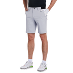 GoPlayer Men's Elastic Waist Quick Dry Shorts (Light Grey) 2026