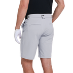 GoPlayer Men's Elastic Waist Quick Dry Shorts (Light Grey) 2026