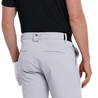 GoPlayer Men's Elastic Waist Quick Dry Shorts (Light Grey) 2026