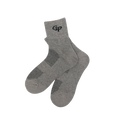 GoPlayer男竹炭氣墊中筒運動襪灰
