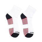 GoPlayer メンズ 細針竹炭アンクルスポーツ ソックス (ホワイト)