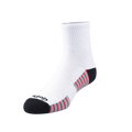 GoPlayer男細針竹炭踝上運動襪（白）