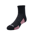 GoPlayer メンズ 細針竹炭アンクルスポーツ ソックス (ブラック)