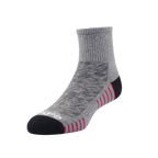 GoPlayer Men's Fine Needle Bamboo Charcoal Ankle Sports Socks (Grey)