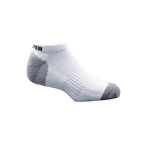 GoPlayer Men's Bamboo Charcoal Air Cushion Sports Ankle Socks (White)