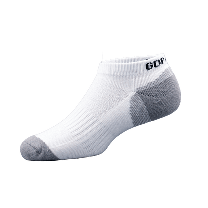 GoPlayer Women's Bamboo Charcoal Air Cushion Sports Ankle Socks