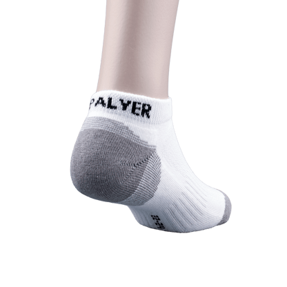 GoPlayer Women's Bamboo Charcoal Air Cushion Sports Ankle Socks