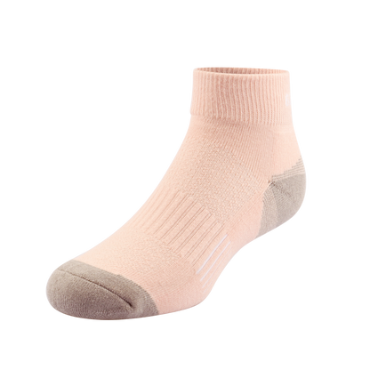 GoPlayer women's bamboo charcoal ankle sports socks (pink)