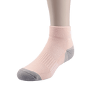 GoPlayer women's bamboo charcoal ankle sports socks (pink)