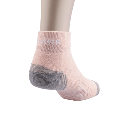 GoPlayer women's bamboo charcoal ankle sports socks (pink)