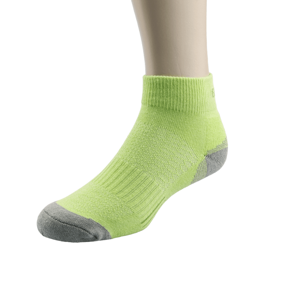 GoPlayer women's bamboo charcoal ankle sports socks (green)