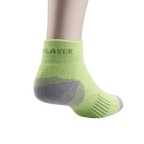 GoPlayer women's bamboo charcoal ankle sports socks (green)