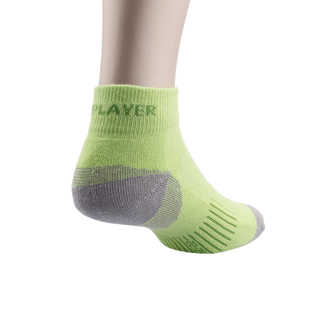 GoPlayer women's bamboo charcoal ankle sports socks (green)