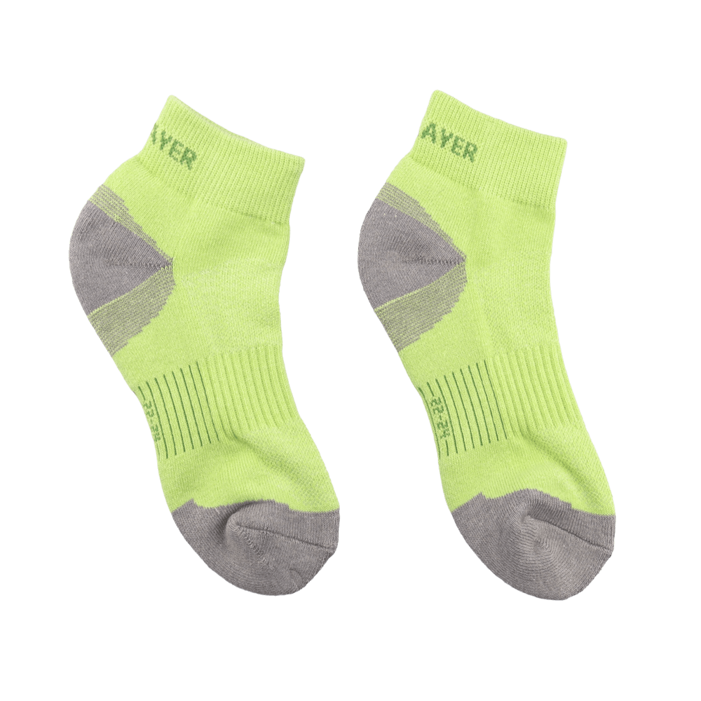 GoPlayer women's bamboo charcoal ankle sports socks (green)