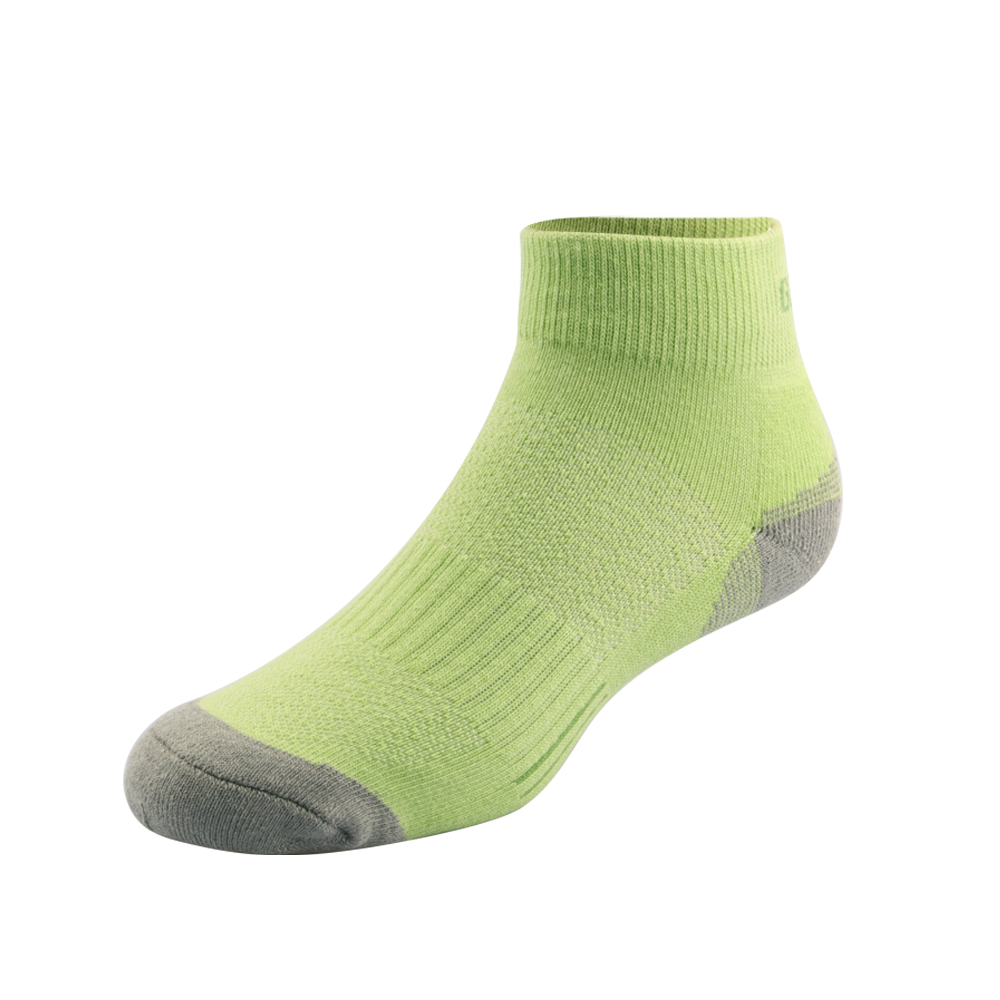 GoPlayer women's bamboo charcoal ankle sports socks (green)