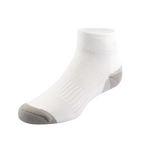 GoPlayer レディース バンブー チャコール アンクル スポーツ ソックス (ホワイト ピンク)