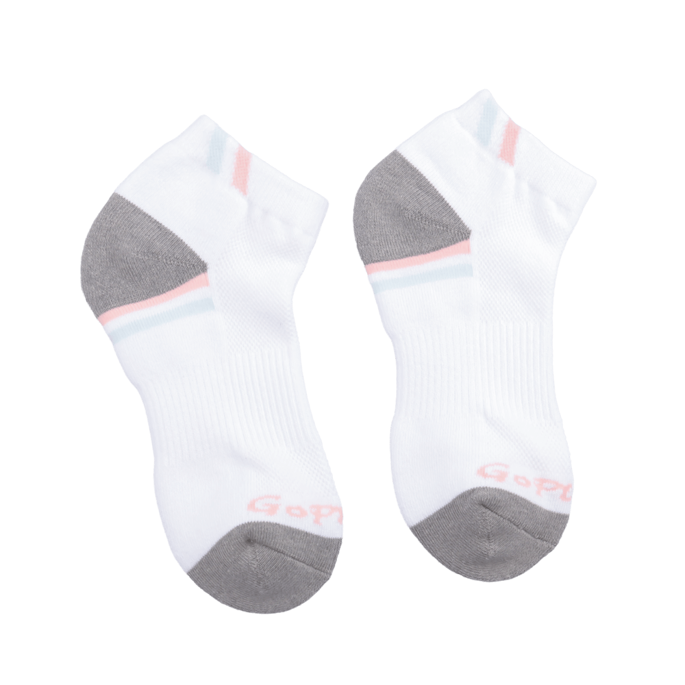 GoPlayer Women's Golf Bamboo Charcoal Socks (White)