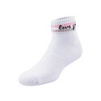 GoPlayer women's golf thick-soled bamboo charcoal socks (white powder)