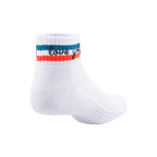 GoPlayer women's golf thick-soled bamboo charcoal socks (white and orange)