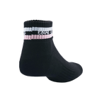 GoPlayer women's golf thick-soled bamboo charcoal socks (black pink)