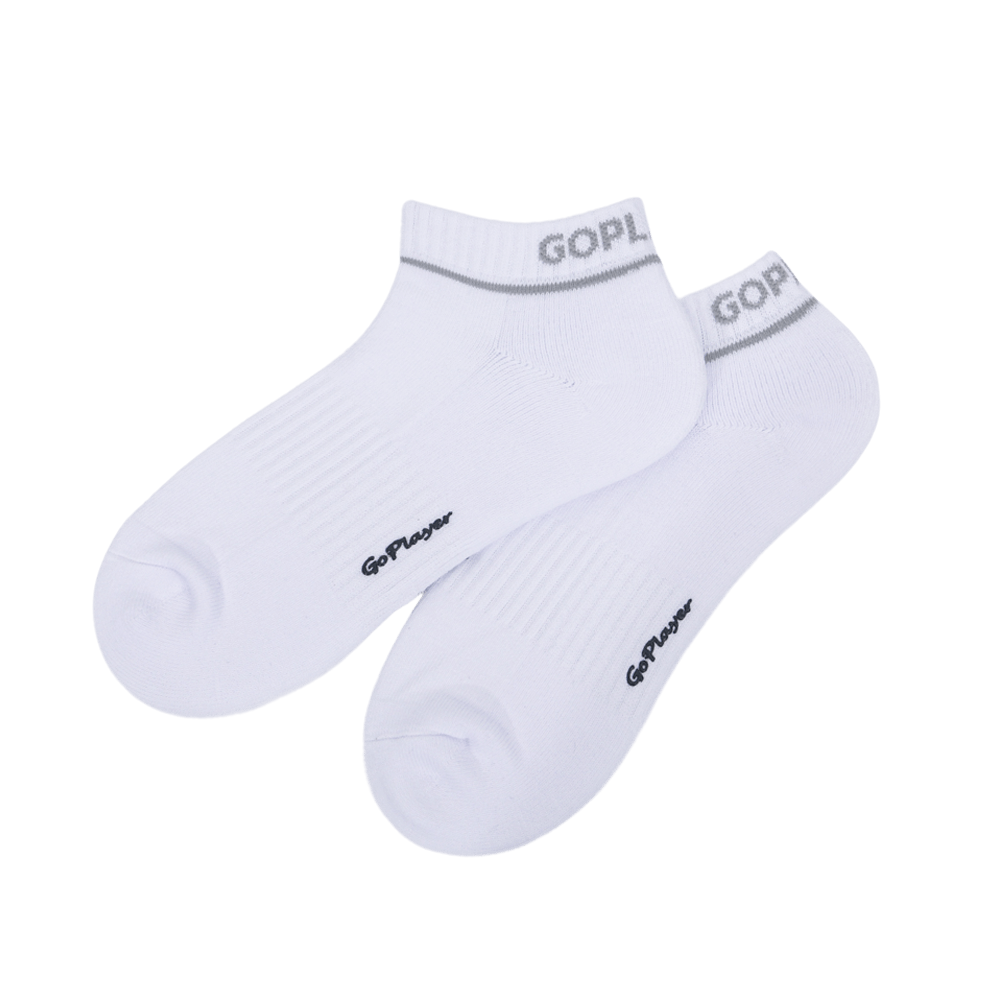 GoPlayer レディース ゴルフクッション 抗菌ソックス (ホワイト)