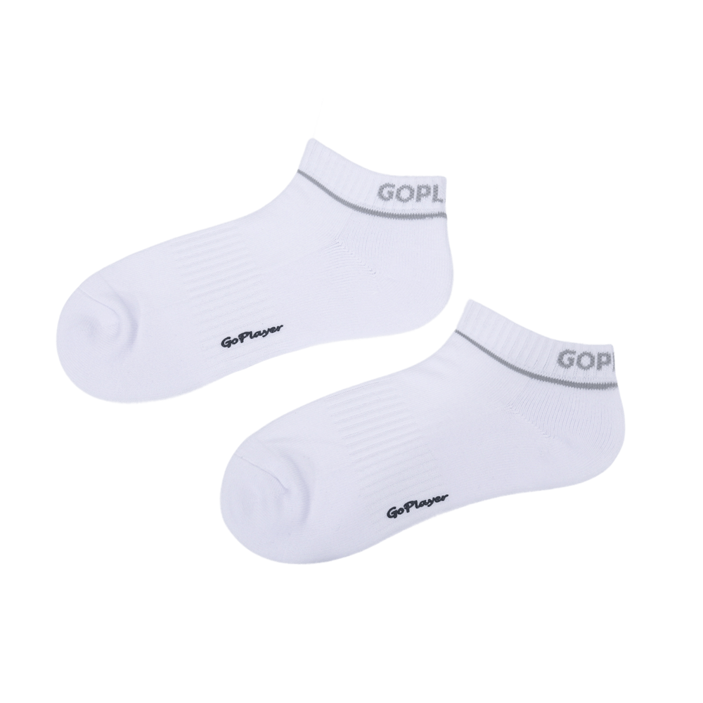 GoPlayer Women's Golf Cushion Antibacterial Socks (White)