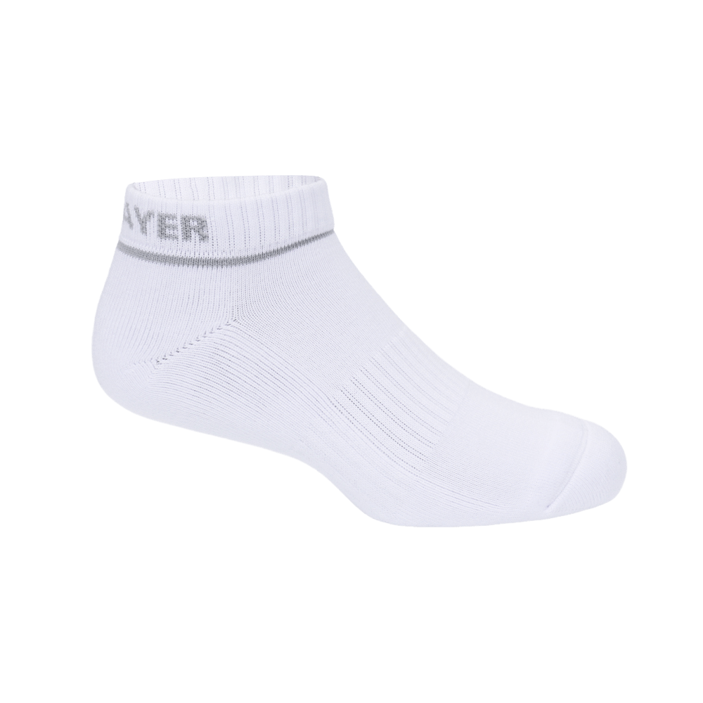 GoPlayer Women's Golf Cushion Antibacterial Socks (White)