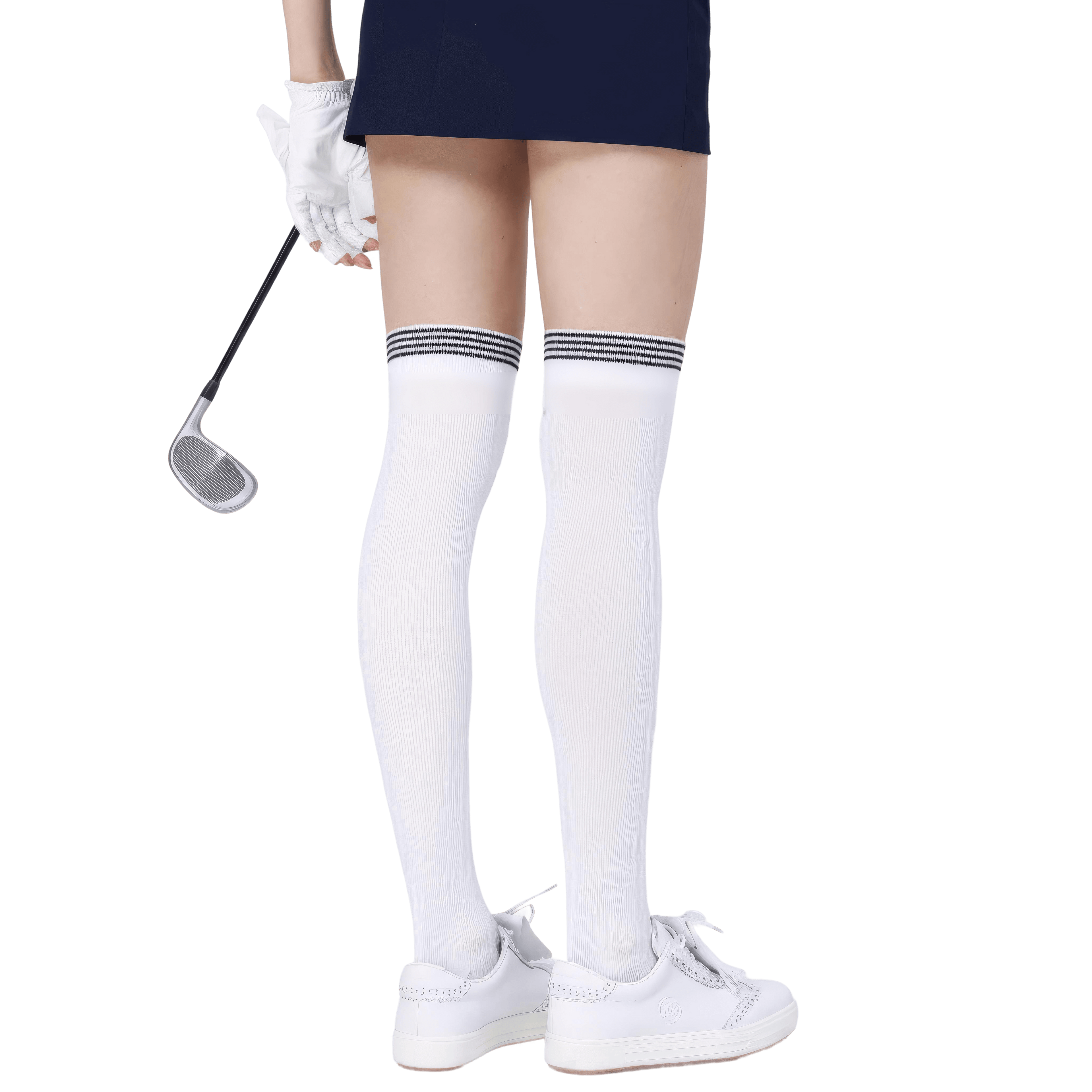 GoPlayer Ladies' Knee Stockings (White)