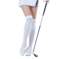 GoPlayer Women's Golf Knee Socks (Silver)