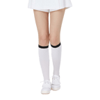 GoPlayer Women's Long Golf Socks (White)