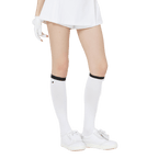 GoPlayer Women's Long Golf Socks (White)