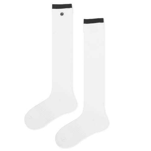 GoPlayer Women's Long Golf Socks (White)