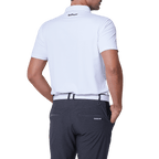 GoPlayer メンズ 伸縮性速乾半袖トップス（英国国旗柄 ホワイト）