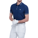 GoPlayer メンズ軽量超弾性半袖トップ (ダークブルー)