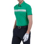 GoPlayer メンズ 伸縮性のある通気性のある半袖トップ (グリーン)