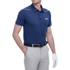 GoPlayer Men's Elastic Breathable Short Sleeve Top (Navy Blue)