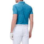 GoPlayer メンズ 半袖プリントトップ（レイクグリーン）