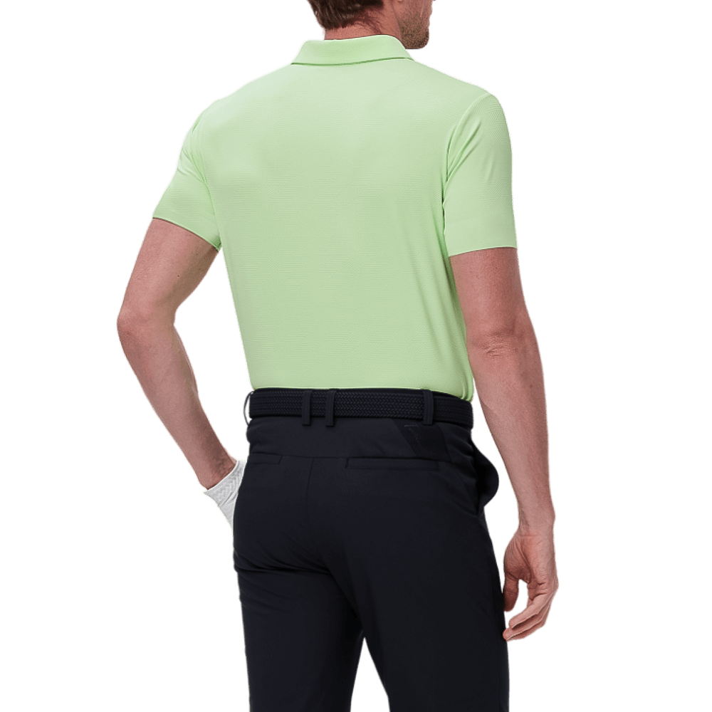 GoPlayer メンズ クールジャカード 半袖トップス (グラスグリーン)
